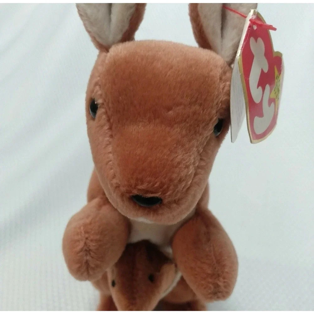 Ty Beanie Babies Pouch the kangaroo retired 1996‎ excellent condition